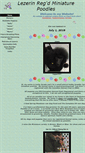 Mobile Screenshot of lezerin-miniature-poodles.com